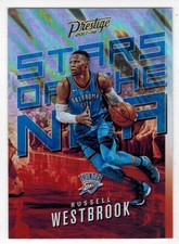 RUSSELL WESTBROOK 2017-18 Panini Prestige STARS OF THE NBA #3 MIST PARALLEL