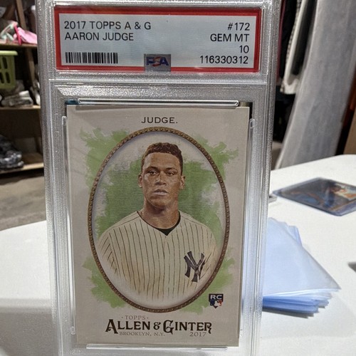 Topps 2017 Allen & Ginter Aaron Judge #172 Rookie RC PSA 10 Yankees