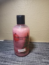 Philosophy Peppermint Stick Shampoo Shower Gel Bubble Bath 8 Oz New Holiday