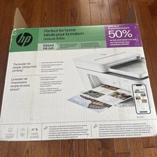 HP DeskJet 4255e Wireless All-in-One Color Printer Scanner Copier Brand New
