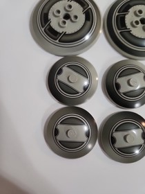 8 LEGO Old Light Gray Inverted Dish 3960 4x4 44375 6x6 4483 4482 AT-AT