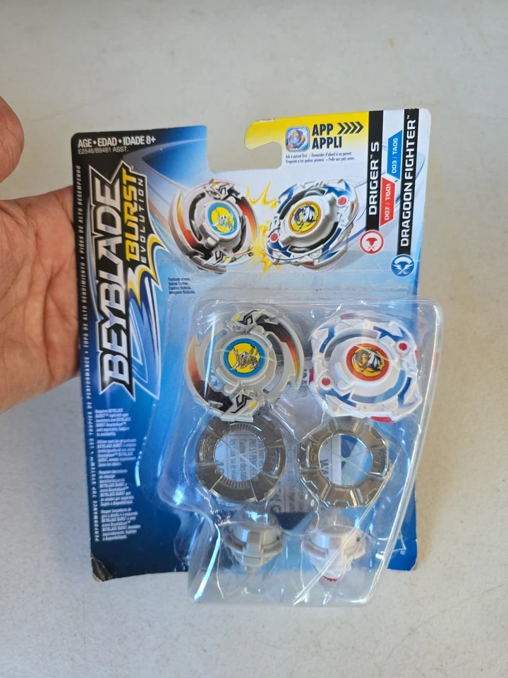 Beyblade Burst Evolution Combo Pack Dragoon Fighter & Driger S Hasbro 2017 Foto 2 de 4