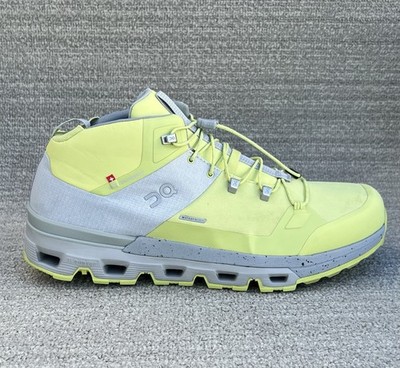 On Cloud Cloudtrax Waterproof Hiking Shoes Green & Grey Men s Size 12 US