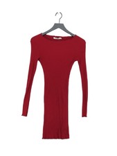 NA-KD Bodycon Midi Dress S in Red