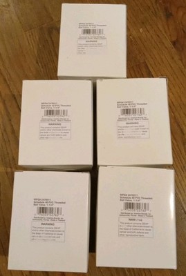 Schedule 40 PVC Threaded Ball Valve 1-1/4'' #2479311 (Lot Of 5)