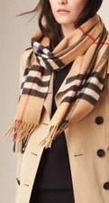 100 Cashmere Nova Check Scarf