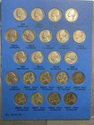 Jefferson Nickel Collection 1938 to 1961, Complete Set 65 Coins Whitman no. 9009 — photo 2