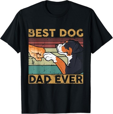 Best dog dad ever Great swiss mountain dog T-Shirt
