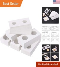 Durable 300-Pack Coin Flip Holders, 6 Sizes, Perfect for Organizing Collectibles