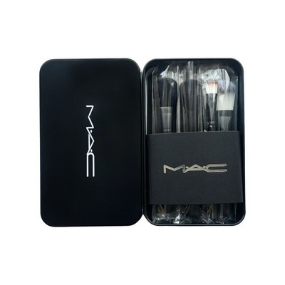 Mac Makeup Brush Set Brush 12 PCS Iron Box Set Blush Eyeshadow Foundation Brush