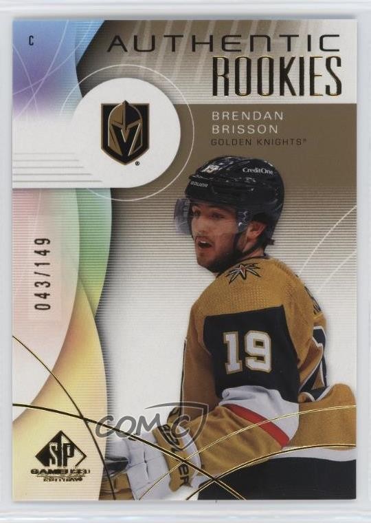 2024 SP Game Used Edition Authentic Rookies Gold Brendan Brisson Rookie RC 0nr3