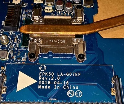 HP Laptop Mother Board Ekp50 La-go7ep Chipset With Intel Core I3