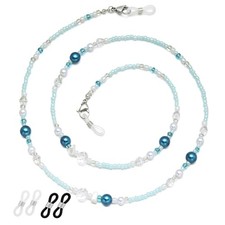 Glasses Chain for Women Glasses Strap Eyeglass Chains for Women Lightblue