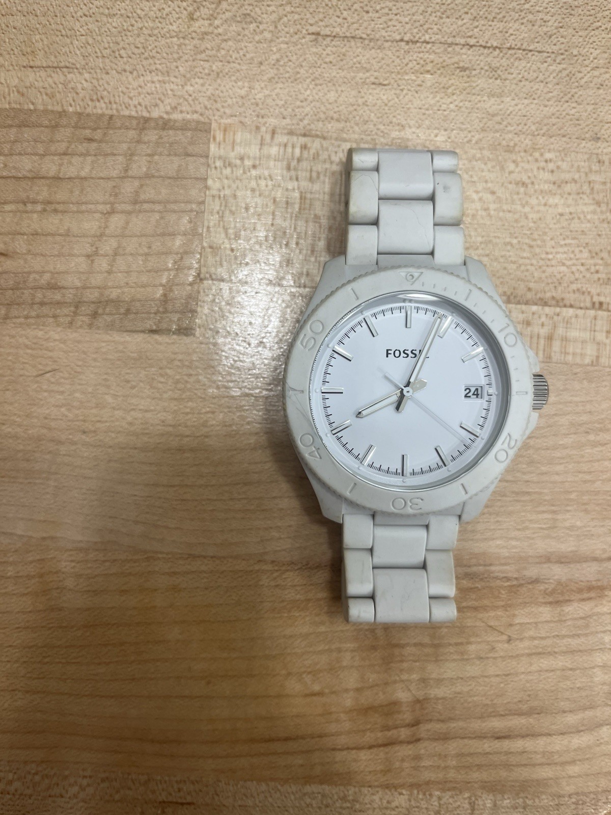 Fossil Watch White - image 1
