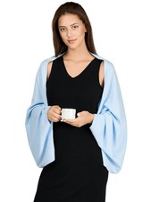 Shawl Wraps For Women Soft Wrap Sweater Knitted Shawl Scarf With Sleeves-04 S...