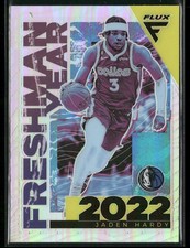 Jaden Hardy 2022-23 Panini Flux Freshman Year Silver #30