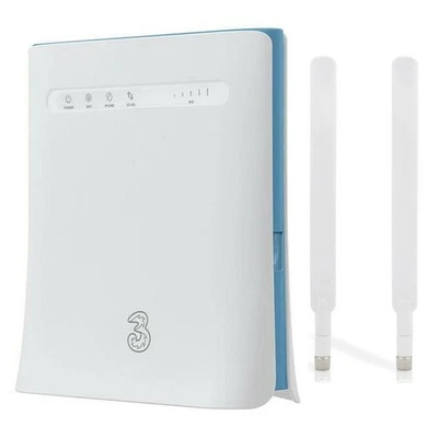 3 NETZWERK ZTE MF286D 4G/LTE 600MBPS CAT12 WLAN ROUTER. RJ11 TEL PORTS BRIDGE MD