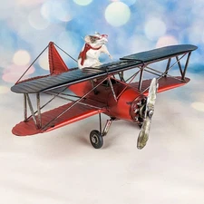 Mouse Aviator Airplane Pilot Anthropomorphic Taxidermy oddities Curiosities