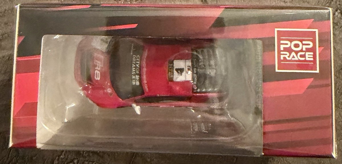 POP RACE PR64-R8LMS-20MGT28 アウディ R8 LMS エヴァ RT 初号機 TSRT R8 Macau GT Cup 2020（綾波レイ RQ フィギュア付） ※1/64スケール