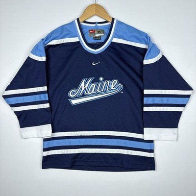 Nike Maine Black Bears Hockey Jersey NCAA Stitched Youth Size Medium 12-14