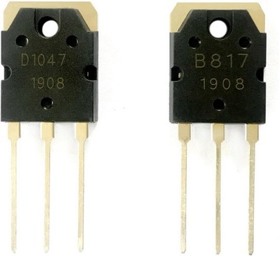 D1047E B817E NPN Power Transistors Silicon TO-3Pack Package 2 Pairs 4 Pieces
