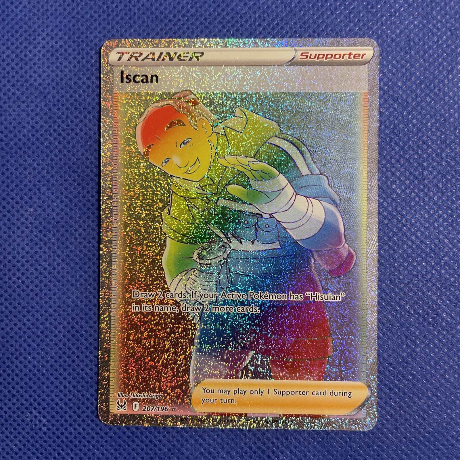 Pokémon Iscan 207/196 Lost Origin Rainbow Secret Rare Full Art Near Mint