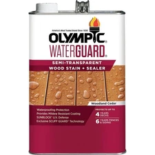 Waterguard 1 Gal. Woodland Cedar Semi-Transparent Wood Stain And Sealer-55177-01