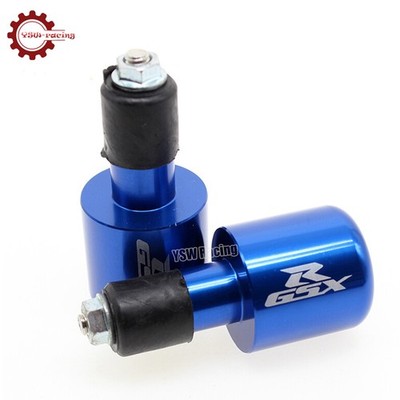 2x CNC Handle Bar Ends Grips plugs For Suzuki GSXR600 GSXR750 GSXR1000 2004-2016