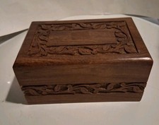 Cremation Urn For Ashes Small Wooden Dog Cat pet Memorial Keepsake Box Never Use