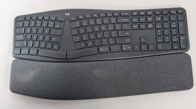 Logitech ERGO K860 Wireless Ergonomic Keyboard, Black *NO DONGLE*