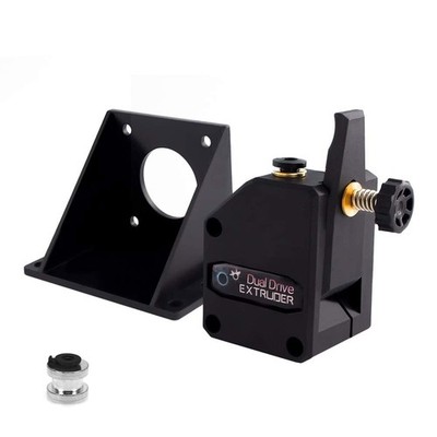 Dual Drive Gear Extruder Bowden Extruder Gear for Prusa i3 Anycubic Mega C...