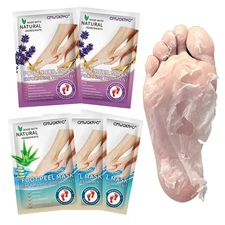 5 Pack Foot Peeling Mask,Exfoliator Peel Off Calluses Dead Skin Callus...