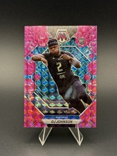 2023 Panini Mosaic - Rookies D.J. Johnson #314 Camo Pink Mosaic Prizm (RC)