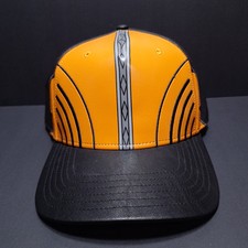 Bioworld Chainsaw Man Mens Hat Pochita Faux Leather Snapback Adjustable