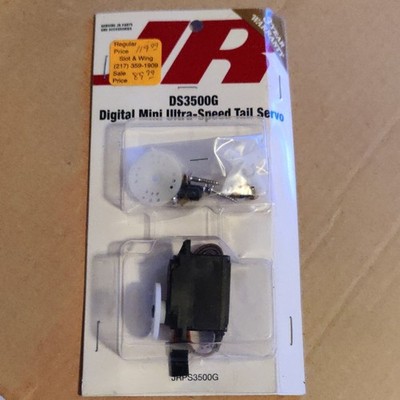 JR DS3500G Digital Mini Ultra-Speed Tail Servo 9oz for RC Models 17 Years & Up