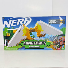 Minecraft Sabrewing Motorized Bow Set NIOB, Disc Hasbro/Nerf Crossover Toy