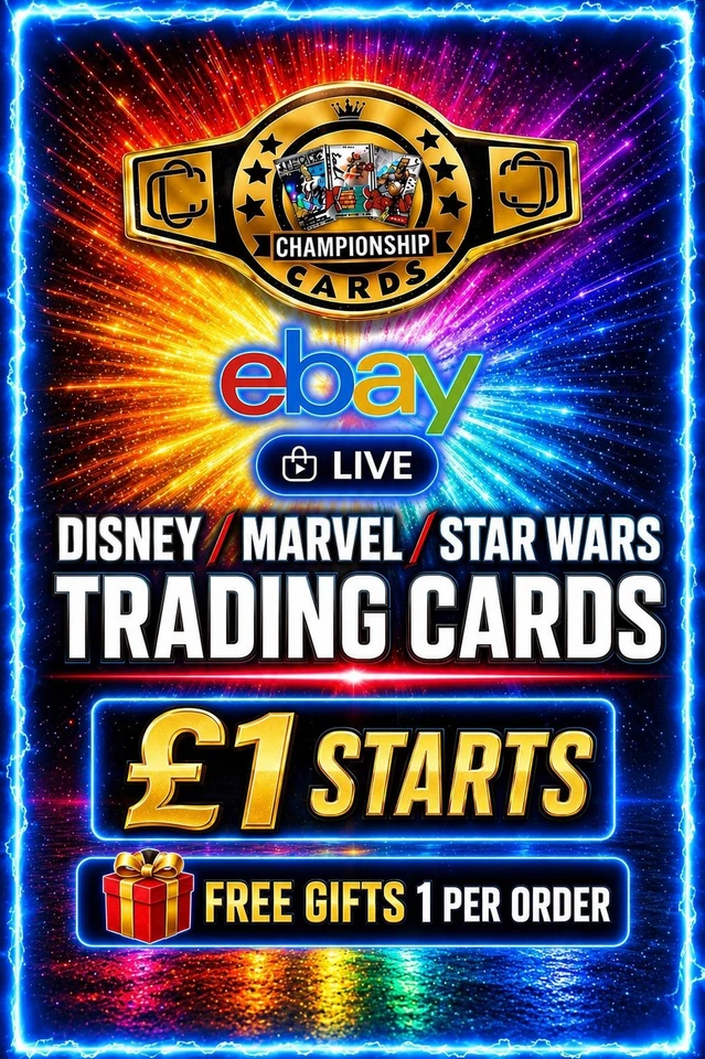 £1 STARTS - DISNEY STAR WARS MARVEL TRADING CARDS