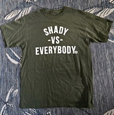 Eminem -  Shady Vs. Everybody  2013 Green Shirt Men's Size L Slim Shady T-shirt