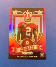 2021 Panini Prizm Patrick Surtain II Crusade Purple #75/75 Broncos Alabama-NMMT