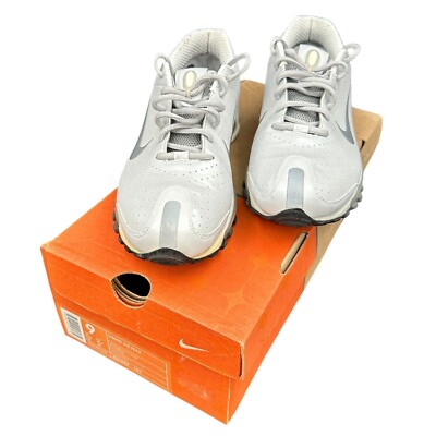 Nike Womens Size Air Max Sneakers Shoes White/Metallic Silver 306582 