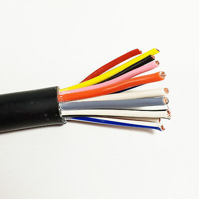 10 Core Cable Automotive & Marine 12v 24v Any Length Multi Core wiring Cable 