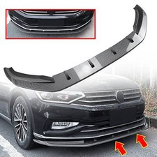 Für Volkswagen Passat B8.5 2020-23   Carbon Look Body Kit Frontspoilerlippe 3PCS