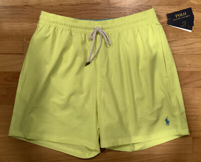 Polo Ralph Lauren Swimming Trunks Color: Neon Yellow Men's