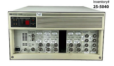 HP 4142B Modular DC Source/Monitor for sale online | eBay HP 4142B Modular DC Source/Monitor for sale online | eBay
