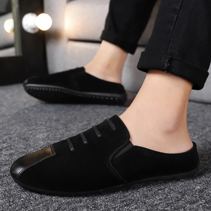 Men s Casual One Step Loafers Shoes Cosy and Breathable Outdoor