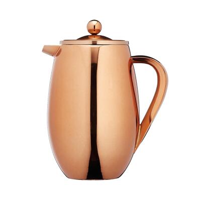 Le'Xpress Double Walled Copper Finish Cafetiere Cup UK