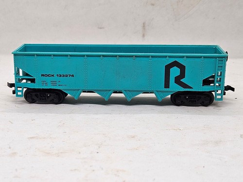 HO Scale Bachmann Open Hopper The Rock #133274 Vintage, Blue - Picture 4 of 7