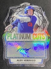 2017 BOWMAN PLATINUM ALEX VERDUGO PLATINUM CUT AUTO 1/10 #PCA-AV  Yankees