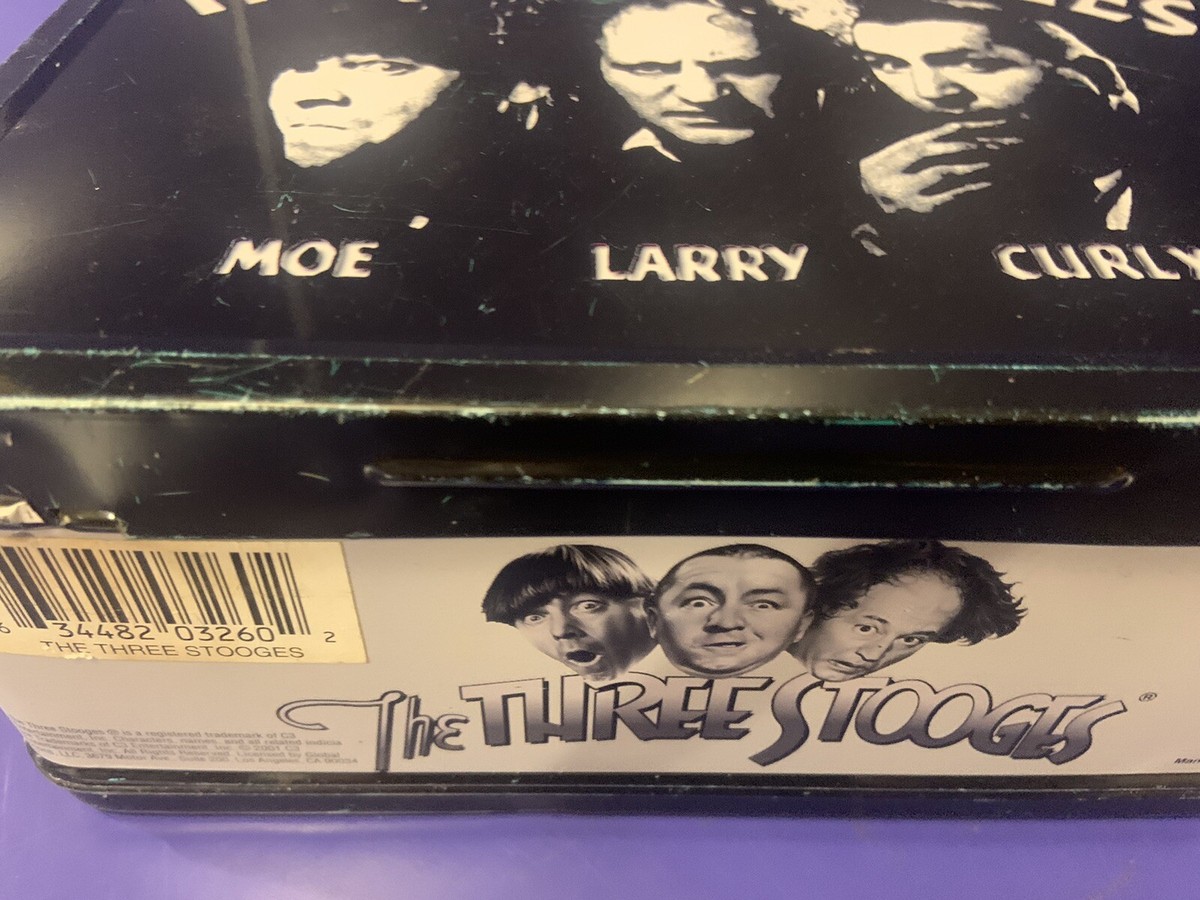 銀杯3点セット　共箱 The Three Stooges Lunchbox. ©️2001 C3 Entertainment Inc. NECA
