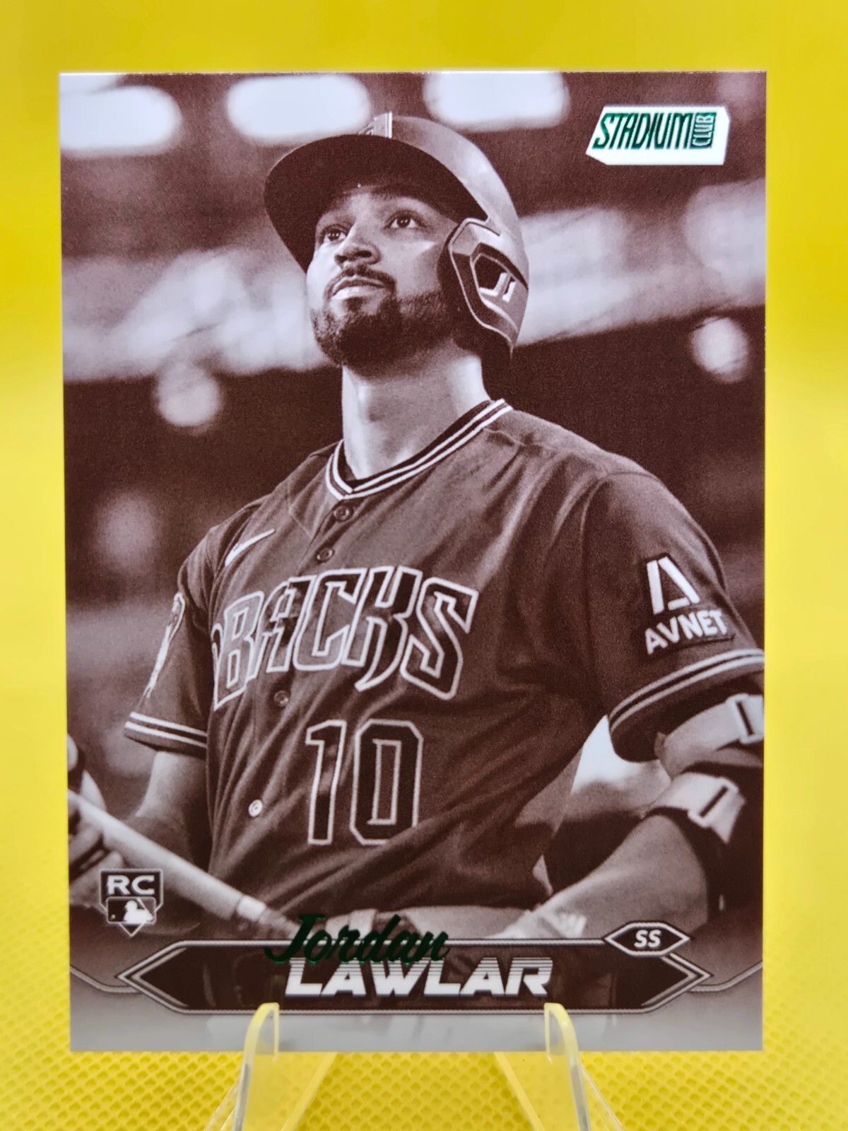 2024 Topps Stadium Club Jordan Lawlar RC #12 Sepia Foil